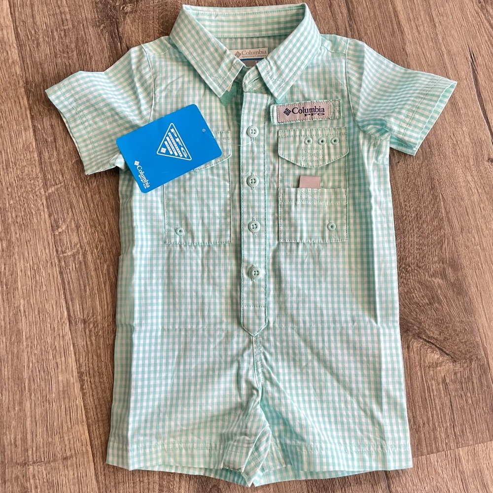 Baby Columbia PFG 0-3 Month Onesie Brand New Romper